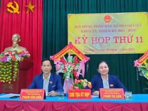 HĐND xã Thanh Liên khoá XX tổ chức kỳ họp thứ 11 thường lệ cuối năm 2023