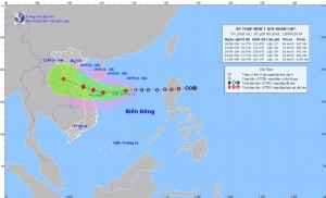 Hình ảnh dừ báo bão số 4 đang đi vào miền Trung